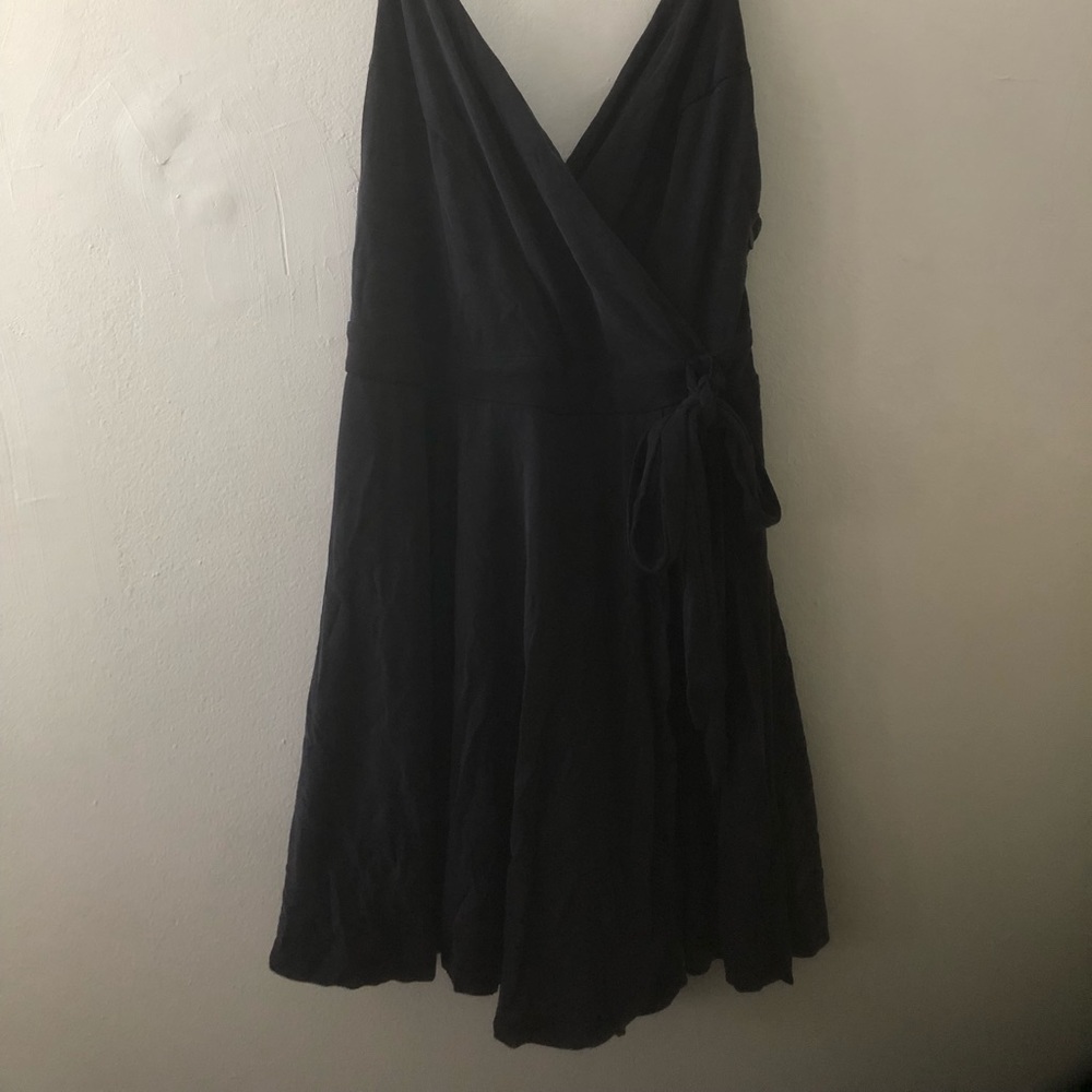 Kimchi Blue wrap front charcoal grey romper